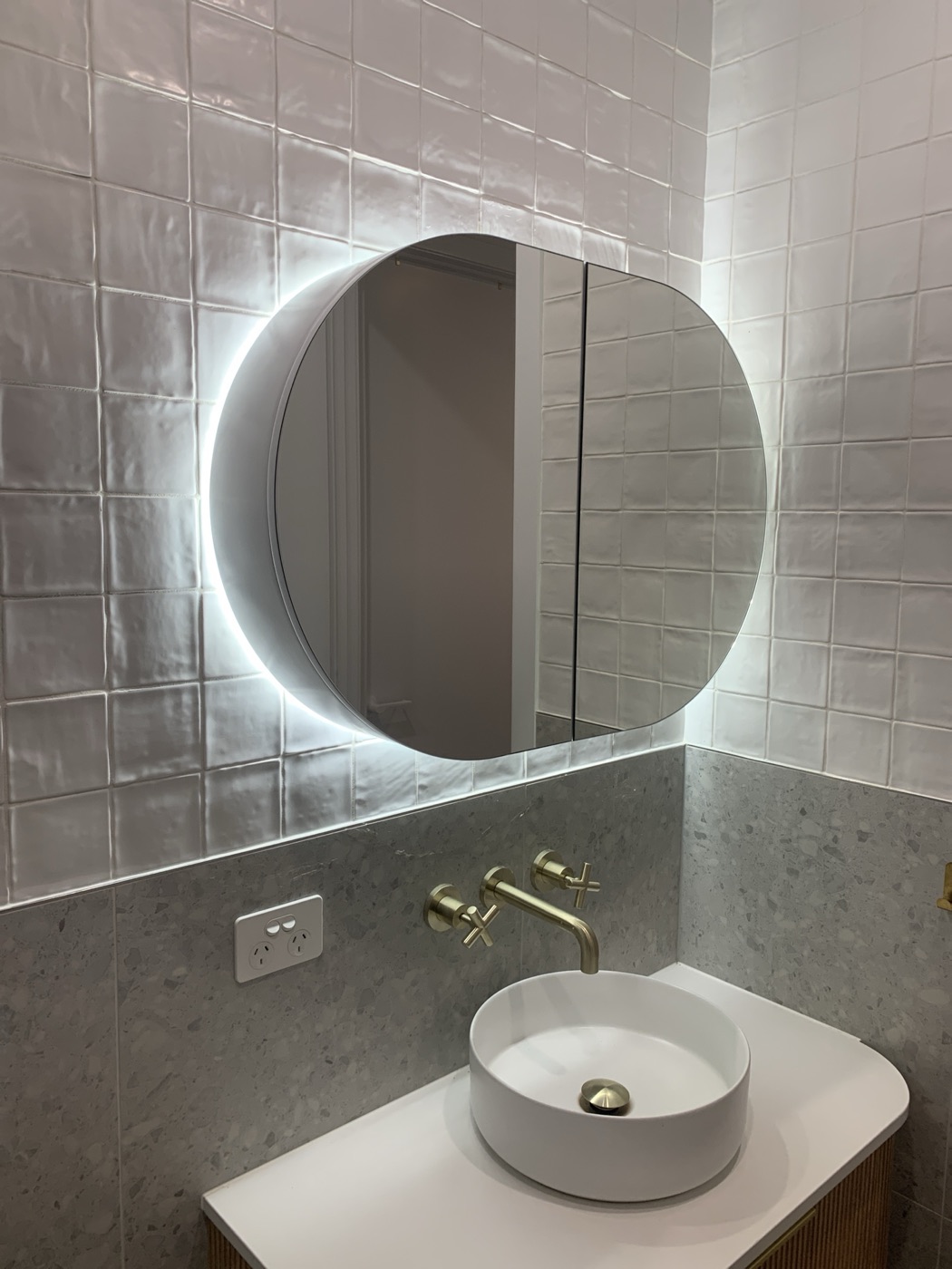 Finished bathroom vanity renovation by JT Handyman in Reservoir, Melbourne