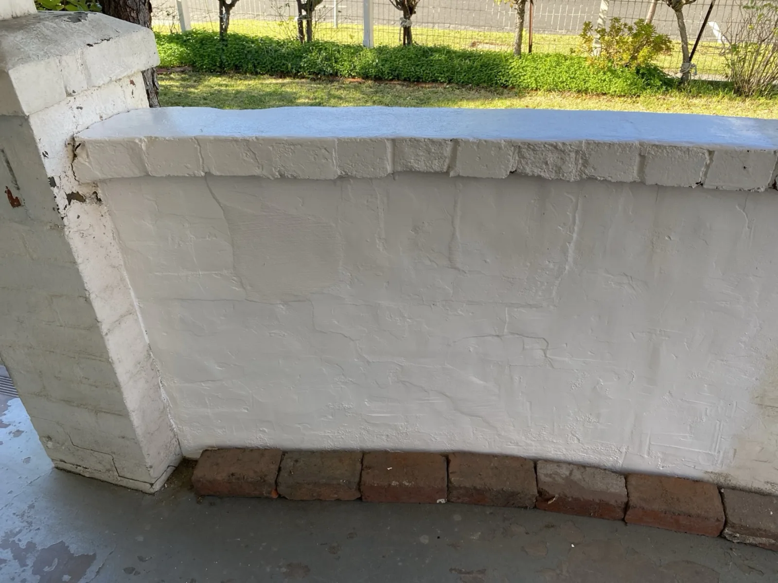Garden wall repaint by JT Handyman in Footscray