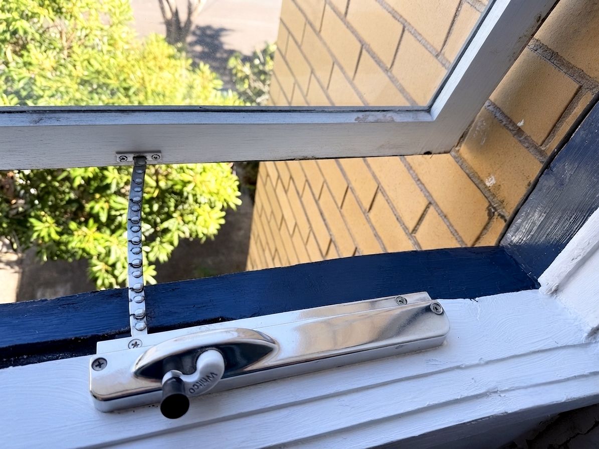 Window winder repair on a casement window by JT Handyman Solutionz